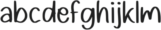 Danvilly Regular otf (400) Font LOWERCASE