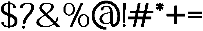 Danyelle Regular otf (400) Font OTHER CHARS