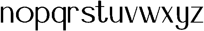 Danyelle Regular otf (400) Font LOWERCASE