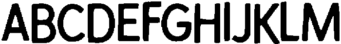 Dapoti ttf (400) Font UPPERCASE