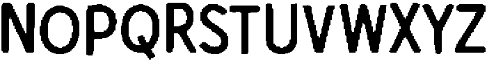 Dapoti ttf (400) Font LOWERCASE