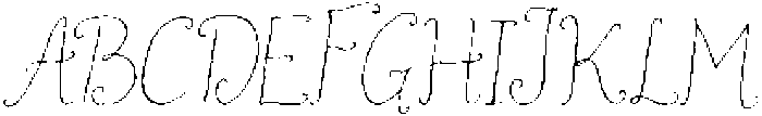Dappled Quill Regular otf (400) Font UPPERCASE