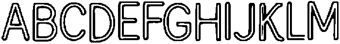 Daqoga ttf (400) Font UPPERCASE