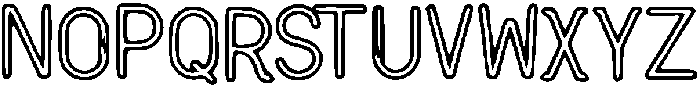 Daqoga ttf (400) Font UPPERCASE
