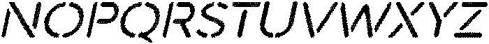 Darbots Rounded Disco Italic otf (400) Font UPPERCASE