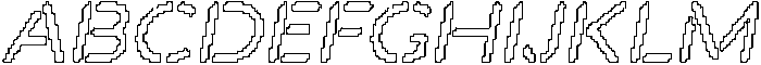 Darbots Rounded Pixel Outline otf (400) FONT