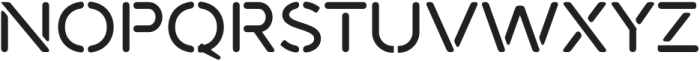 Darbots Rounded Regular otf (400) Font UPPERCASE