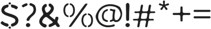 DarbotsRoundedDrawn-Regular otf (400) Font OTHER CHARS