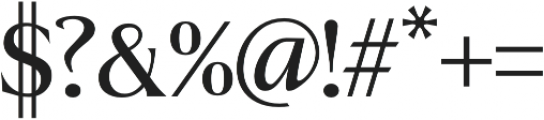 Daria Type Regular otf (400) Font OTHER CHARS