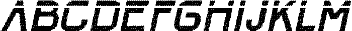 Darille Disco Italic otf (400) Font UPPERCASE