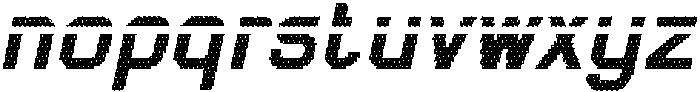 Darille Disco Italic otf (400) Font LOWERCASE