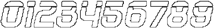 Darille Pixel Outline otf (400) Font OTHER CHARS
