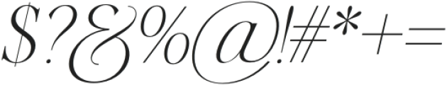 Darina Italic otf (400) Font OTHER CHARS