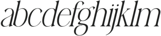 Darina Italic otf (400) Font LOWERCASE