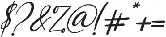 Darinella Italic otf (400) Font OTHER CHARS