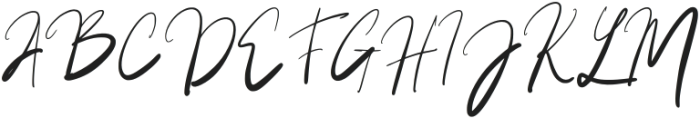 Daring Signature Regular otf (400) Font UPPERCASE