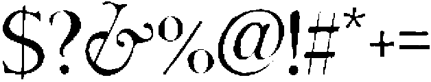 Dark & Black otf (900) Font OTHER CHARS