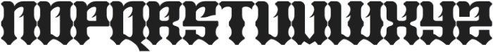 Dark Gewor Regular otf (400) Font LOWERCASE