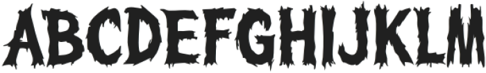 Dark Howl Regular otf (400) Font UPPERCASE