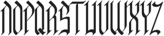 Dark Mother Regular otf (400) Font UPPERCASE