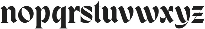 Dark Reborn Regular otf (400) Font LOWERCASE