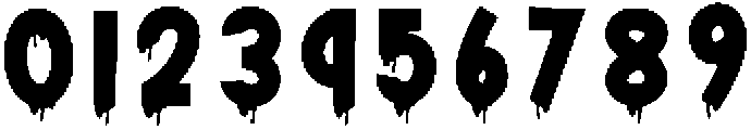 Dark Scary Regular otf (400) Font OTHER CHARS