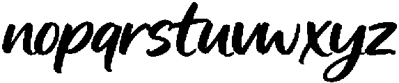 Dark Slash otf (400) Font LOWERCASE