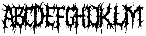 Dark Spikes otf (400) Font UPPERCASE