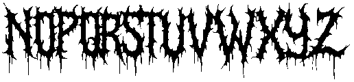 Dark Spikes otf (400) Font UPPERCASE