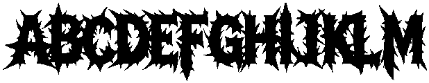 Dark Spring Regular otf (400) Font UPPERCASE