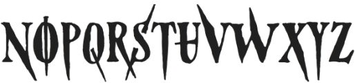 Dark Whisper Regular otf (400) Font LOWERCASE