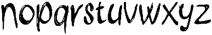 Dark Whispers otf (400) Font LOWERCASE