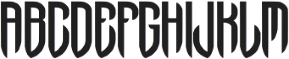 DarkDragonRegular otf (400) Font LOWERCASE