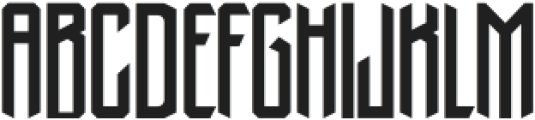 Darkgaming Regular otf (400) Font UPPERCASE