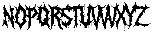 Darkhorn otf (400) Font UPPERCASE