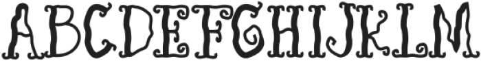 Darklate otf (400) Font UPPERCASE