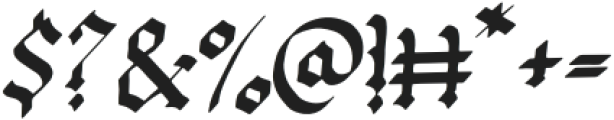 Darkmoon Blackletter Regular otf (900) Font OTHER CHARS