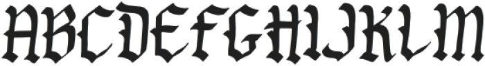 Darkmoon Blackletter Regular otf (900) Font UPPERCASE