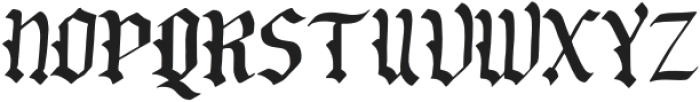 Darkmoon Blackletter Regular otf (900) Font UPPERCASE
