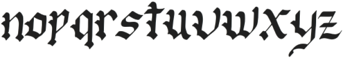 Darkmoon Blackletter Regular otf (900) Font LOWERCASE
