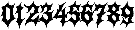Darkness Regular otf (400) Font OTHER CHARS