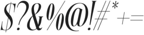 Darkones Italic otf (400) Font OTHER CHARS