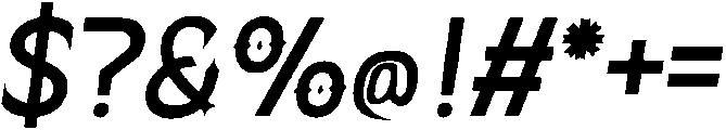 Darkside-Italic otf (400) Font OTHER CHARS