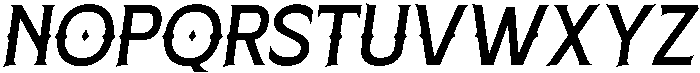 Darkside-Italic otf (400) Font UPPERCASE