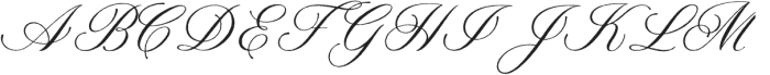 Darline Script Aged otf (400) Font UPPERCASE