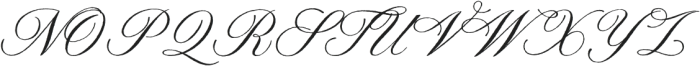 Darline Script Aged otf (400) Font UPPERCASE