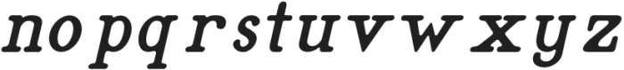 Darling Italic otf (400) Font LOWERCASE