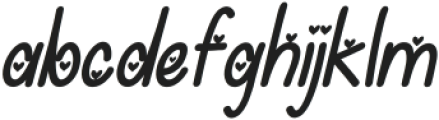 Darling Lovable otf (400) Font LOWERCASE