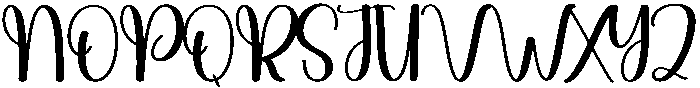 Darling Regular otf (400) Font UPPERCASE