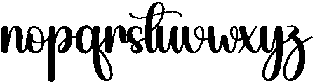 Darling Regular otf (400) Font LOWERCASE